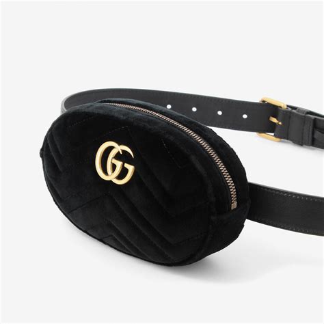 gucci belt bag velvet red|Gucci marmont belt bag velvet.